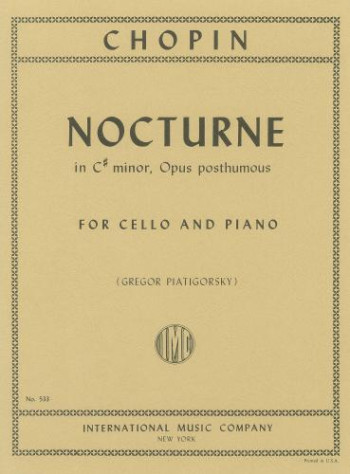Nocturne C# Minor Cello & Piano (International)