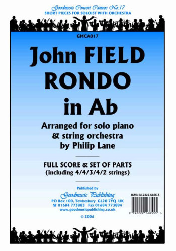 Rondo In Ab: String Orchestra and Piano Solo: Scandpts  (lane)