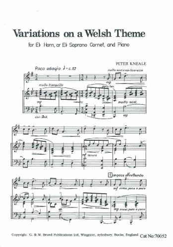 Variations On A Welsh Tune  Tenor Horn and Piano