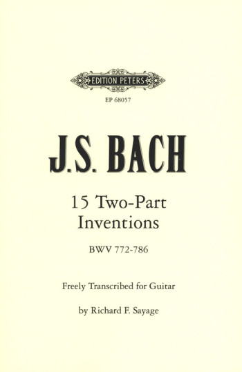 15 Two Part Inventions: Guitar (Peters)