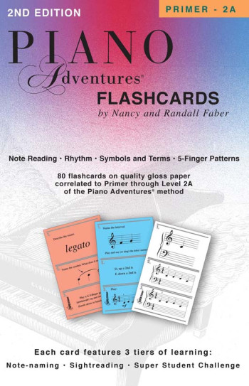 Piano Adventures 2A: Flashcards
