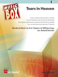Tears In Heaven: Clarinet Quartet: Eb Or Bb + 3 Bb Clarinets
