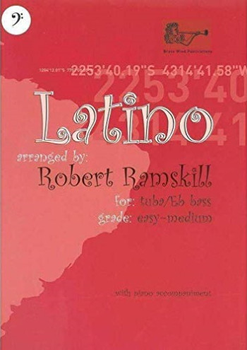 Latino: Tuba/Eb Bass: Bass Clef Tuba & Piano(Brasswind)