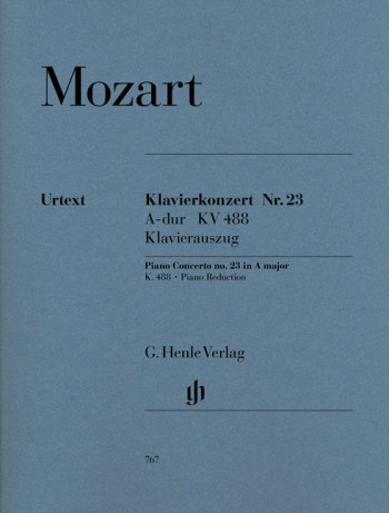 Piano Concerto A Major No.23 Kv488: Piano Reduction (Henle)