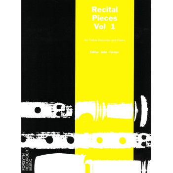 Recital Pieces Vol.1: Treble Recorder And Piano (Forsyth)