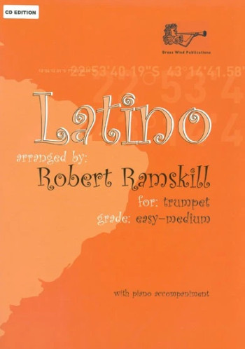 Latino: Trumpet:  Easy/Medium : Trumpet & Piano: Book & Cd