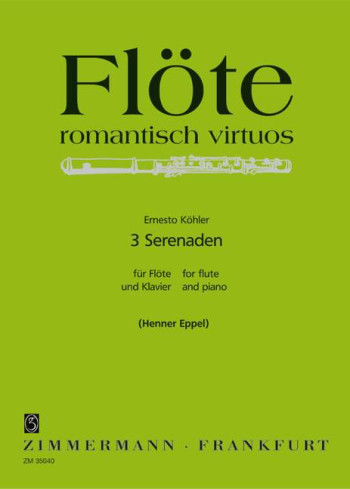 3 Serenades: Flute & Piano (Zimerman)