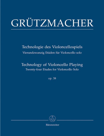 Technology Of Violoncello Playing: 24 Cello Etudes: Op38 (Barenreiter)