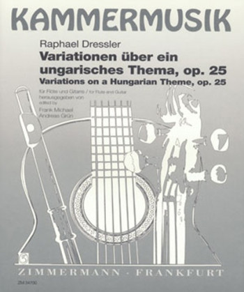 Variaitons On A Hungarian Theme: Op 25: Flute & Guitar