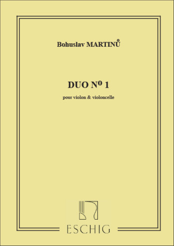 Duo No.1: Violin And Violoncello
