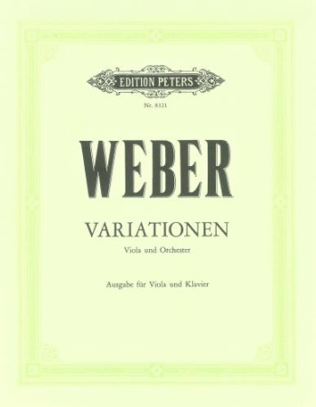 Variations: Viola and Piano (Peters)