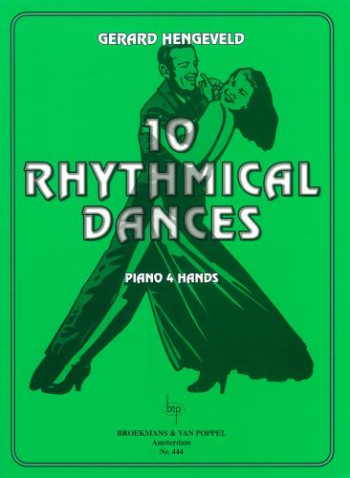10 Rhythmical Dances: Piano Duet / 4 Hands (Broekmans)