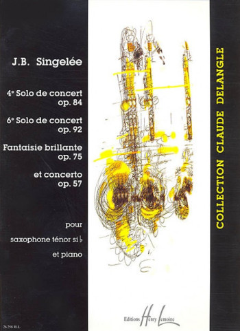 4 Pieces De Concert: Tenor Saxophone & Piano (Lemoine )