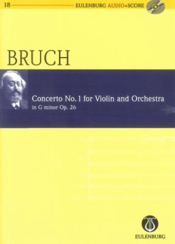 Concerto For Violin Op26 No 1: G Minor Score Book & CD