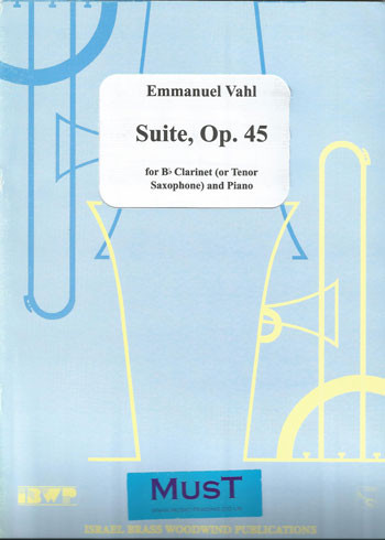 Suite Op45: Clarinet Or Tenor Sax & Piano