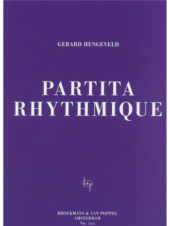 Partita Rhythmique: Piano Solo  (Broekmans)