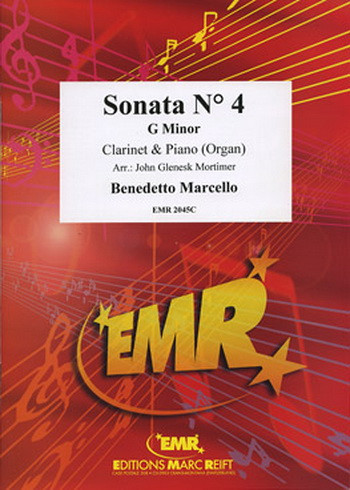 Clarinet Sonata No.4 G Minor: Clarinet & Piano (mortimer)