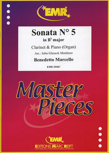 Clarinet Sonata No.5 Bb Major: Clarinet & Piano (mortimer)