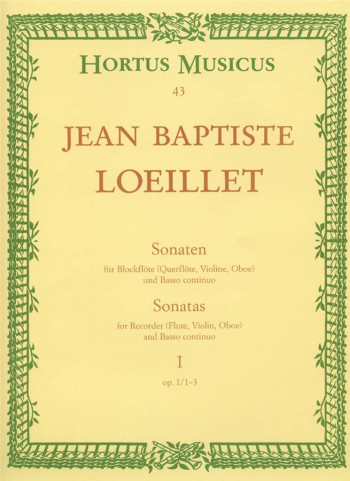 Sonatas (3), Vol. 1: Op.1 (No.1 A min; No.2 D min; No.3 G maj)