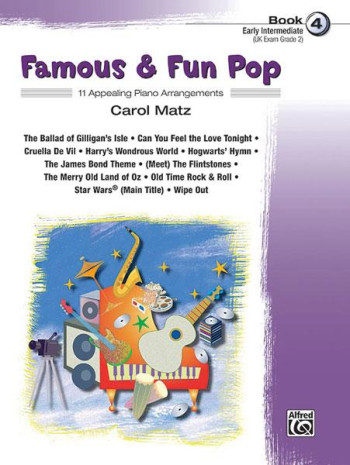 Famous and Fun Pop Book 4: 11 Arrangement For Piano