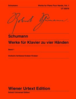 Works For Piano Vol. 1:  Four Hands Piano Duet  (Wiener Urtext)