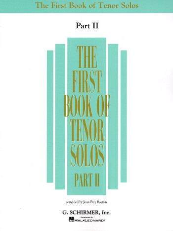 First Book Of Tenor Solos Part 2: Voice & Piano