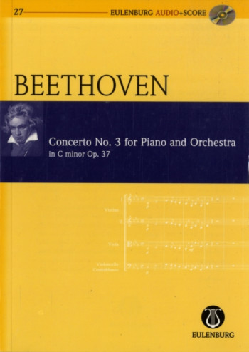 Concerto No 3: C Minor: Op37: Miniature Score  (Audio Series No 27)