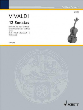 12 Sonatas Op.2 Vol.1: Violin And Piano (Schott)