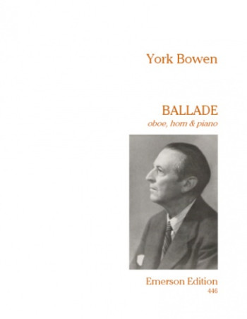Ballade for Oboe, Horn & Piano: Score & Parts