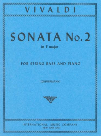 Sonata: F Major: No.2: Double Bass