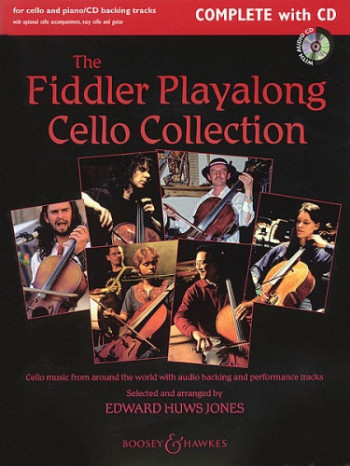 Fiddler Playalong Cello & Piano Book & CD (Huws Jones) (Boosey & Hawkes)