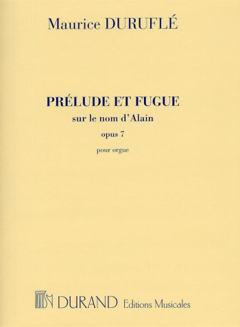 Prelude Et Fugue Sur Le Nom Dalain Op7: Organ