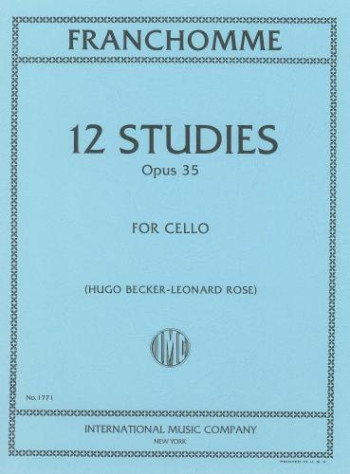 12 Studies: Op35: Cello (International)