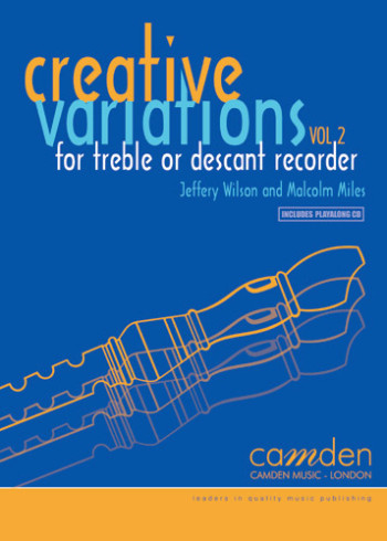 Creative Variations Vol.2 Treble Or Descant Recorder Book & CD