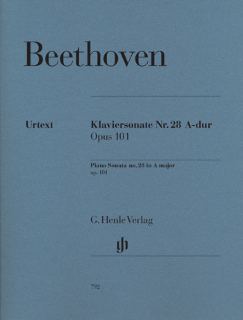 Piano Sonata No.28 A Major Op.101( Henle HN792)
