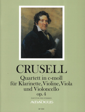 Quartet C Minor Op4: Clarinet Violin Viola Cello: Sc&pts