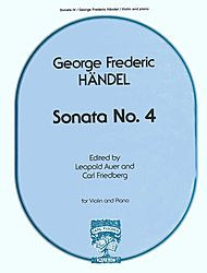 Sonata No. 4 D Major: Violin & Piano (Carl Fischer)