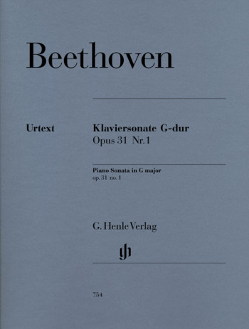 Piano Sonata G Major Op.31/1 Piano  (Henle HN754)