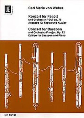 Bassoon Concerto F Major: Op.75: Bassoon & Piano (Universal)
