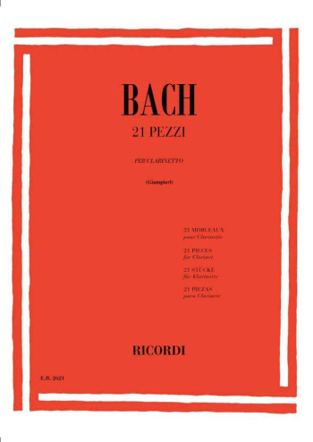 21 Pieces: 21 Pezzi: Study: Clarinet  (giampieri)  (Ricordi)