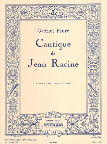 Cantique De Jean: Satb: Vocal Score (Leduc)