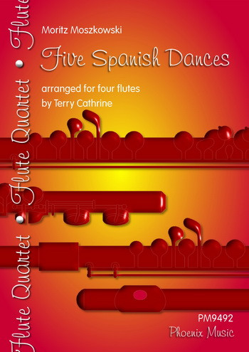 Five Spanish Dances: Flute Quatet