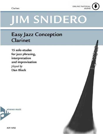 Easy Jazz Conception: Clarinet Book &  Audio (snidero) (Advance)