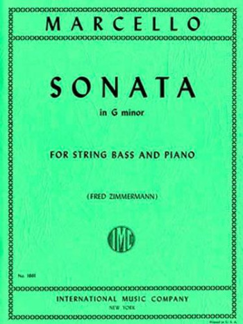 Sonata: G Minor: Double Bass