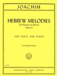 Hebrew Melodies: On Poems Of Byron: Opus 9: Viola and Piano