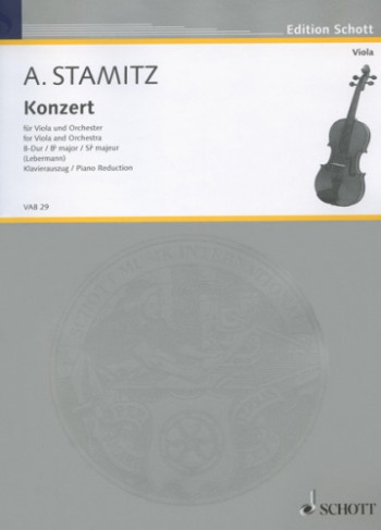 Concerto: Bb Major: Viola and Piano