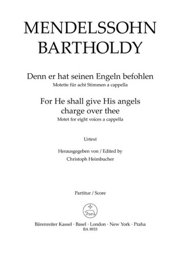 Motet: For He Shall Give His Angels Charge Over Thee: Ssaattbb: Score