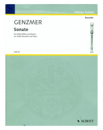 Sonate: Treble Recorder and Piano