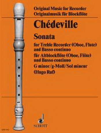 Sonata: G Minor: Treble Recorder and Piano
