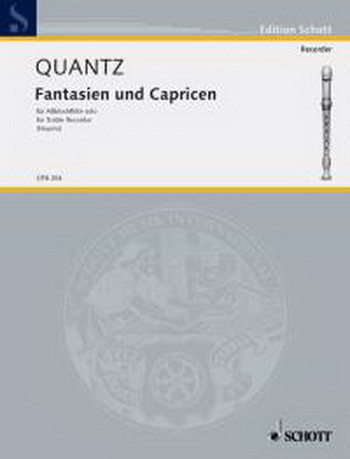 Fantasien Und Capricen: Treble Recorder and Piano